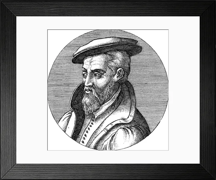 Framed Print : Georgius Agricola (1494-1555), German physician, mineralogist and metallurgist, c1890 Framed Print : Georgius Agricola (1494-1555), German physician, mineralogist and metallurgist, c1890