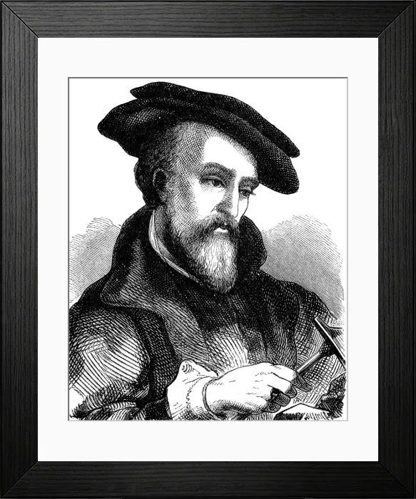 Framed Print : Georgius Agricola (1494-1555), German physician, mineralogist and metallurgist, 1881 Framed Print : Georgius Agricola (1494-1555), German physician, mineralogist and metallurgist, 1881