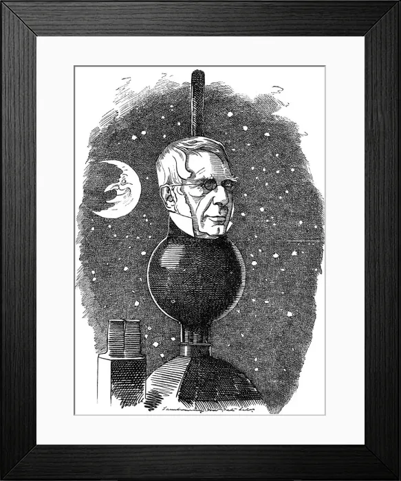 Framed Print : George Biddell Airy (1801-1892), English astronomer and geophysicist, 1883. Artist: Edward Linley Sambourne Framed Print : George Biddell Airy (1801-1892), English astronomer and geophysicist, 1883. Artist: Edward Linley Sambourne