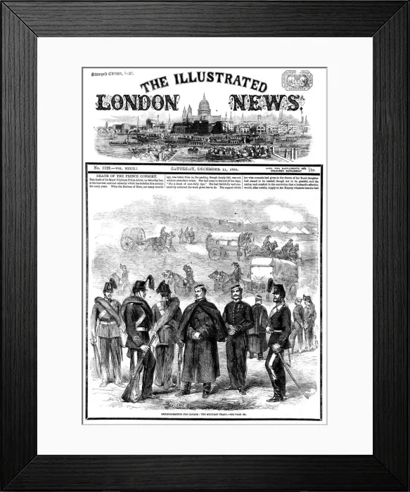 Framed Print : Death of Albert (1819-1861), Prince Consort of Queen Victoria, 14 December 1861 Framed Print : Death of Albert (1819-1861), Prince Consort of Queen Victoria, 14 December 1861