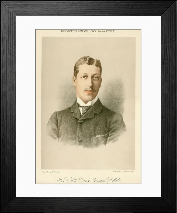 Framed Print : Albert Victor, Duke of Clarence, 1885 Framed Print : Albert Victor, Duke of Clarence, 1885