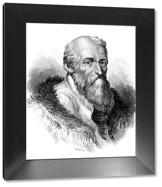 Ulisse Aldrovandi (1522-1605), Italian botanist, naturalist and physician, 1838