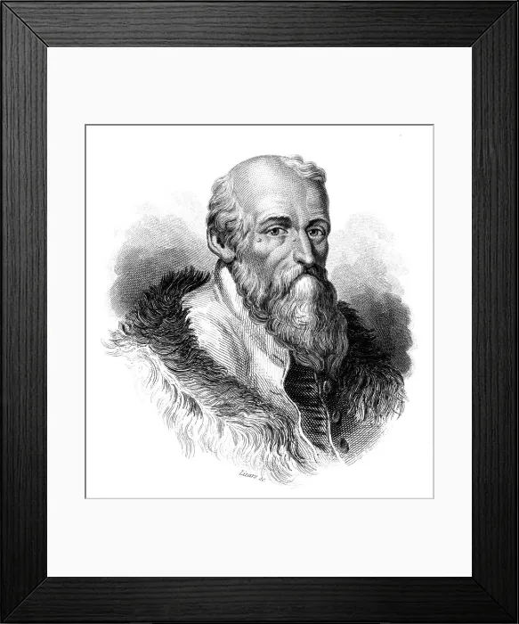 Framed Print : Ulisse Aldrovandi (1522-1605), Italian botanist, naturalist and physician, 1838 Framed Print : Ulisse Aldrovandi (1522-1605), Italian botanist, naturalist and physician, 1838