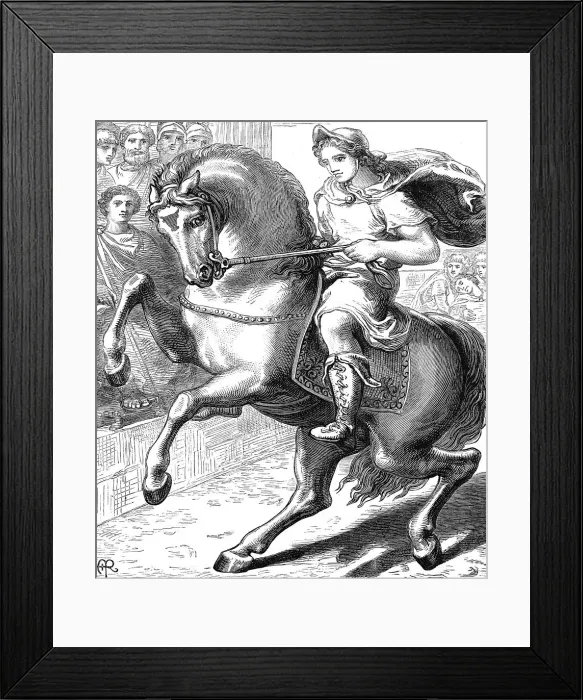 Framed Print : Alexander the Great, (356-323 BC), c1873 Framed Print : Alexander the Great, (356-323 BC), c1873