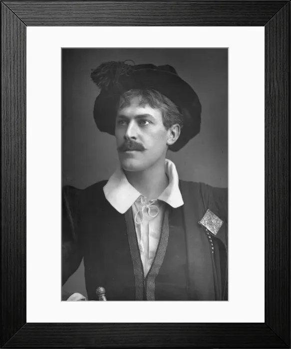 Framed Print : George Alexander (1858-1918), English theatrical actor-manager, c1890 Framed Print : George Alexander (1858-1918), English theatrical actor-manager, c1890