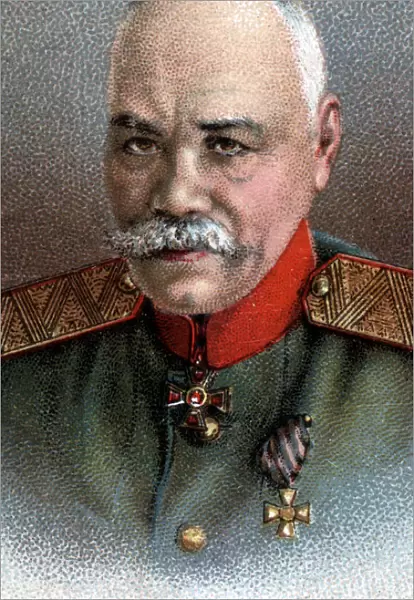 General Mikhail Vasilevich Alexeiev (1857-1918), Russian soldier, 1917
