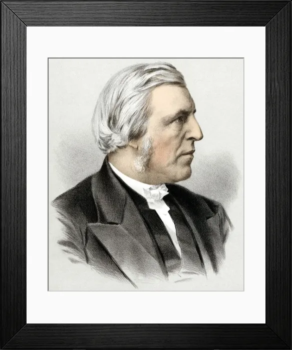 Framed Print : Henry Allon (1818-1892), English Congregational divine, c1880 Framed Print : Henry Allon (1818-1892), English Congregational divine, c1880