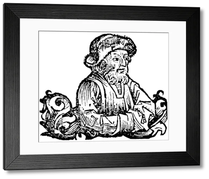 Framed Print : Anaximines (fl c500 BC), Ancient Greek philosopher, 1493 Framed Print : Anaximines (fl c500 BC), Ancient Greek philosopher, 1493