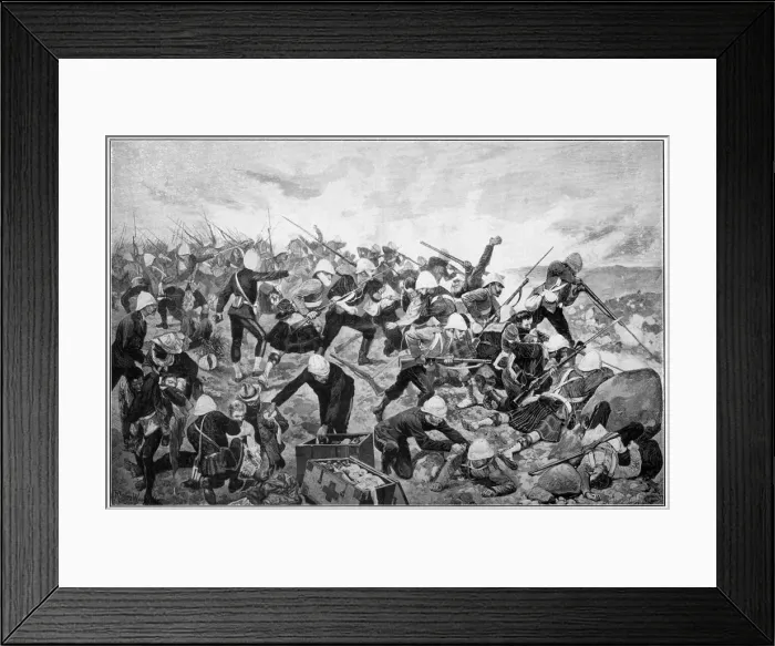 Framed Print : Battle of Majuba Hill, 1st Boer War, 26-27 February 1881. Artist: Richard Caton Woodville II Framed Print : Battle of Majuba Hill, 1st Boer War, 26-27 February 1881. Artist: Richard Caton Woodville II