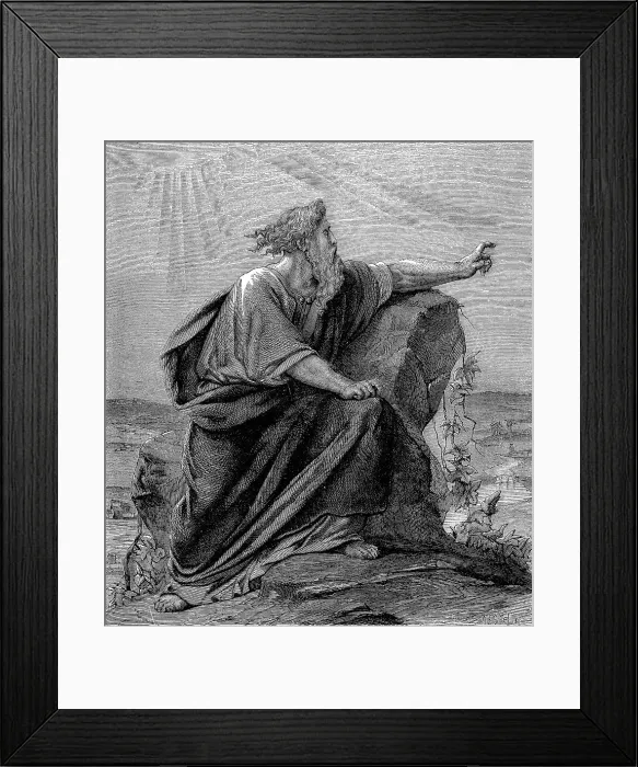 Framed Print : Moses, Old Testament prophet, c1860 Framed Print : Moses, Old Testament prophet, c1860