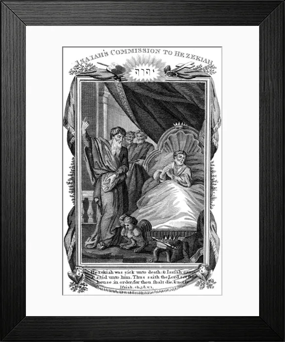 Framed Print : Isaiah, Old Testament prophet, c1804 Framed Print : Isaiah, Old Testament prophet, c1804