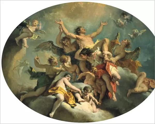 The Glorification of St Sebastian, late 17th  /  early 18th century. Artist: Sebastiano Ricci