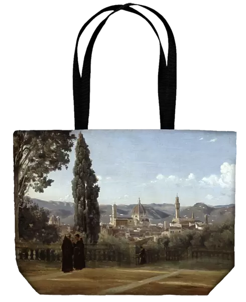 Florence, View from the Boboli Gardens, 1835-1840. Artist: Jean-Baptiste-Camille Corot
