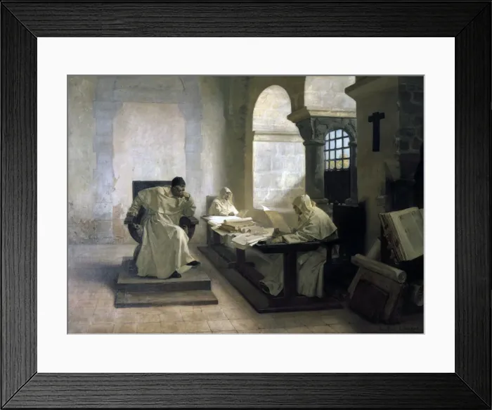 Framed Print : The Men of the Inquisition, 1889. Artist: Jean-Paul Laurens Framed Print : The Men of the Inquisition, 1889. Artist: Jean-Paul Laurens
