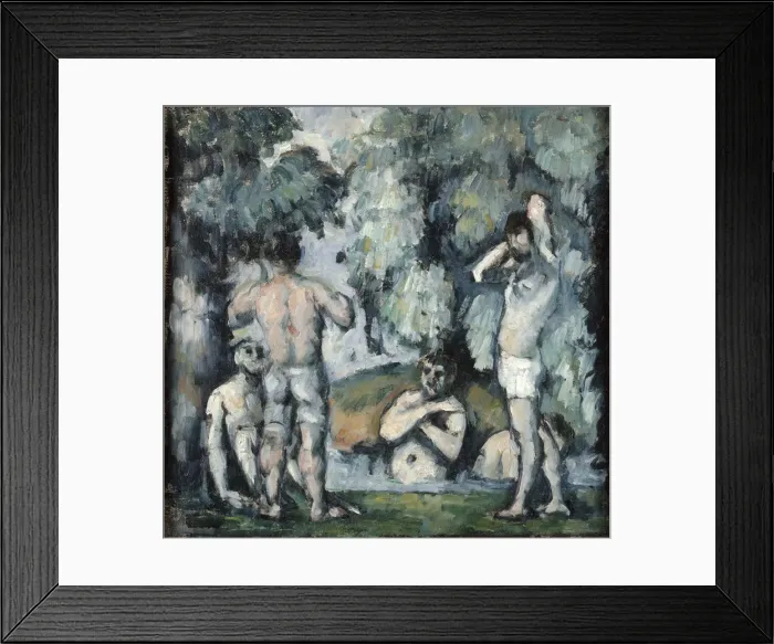 Framed Print : Five Bathers, c1875-1877. Artist: Paul Cezanne Framed Print : Five Bathers, c1875-1877. Artist: Paul Cezanne