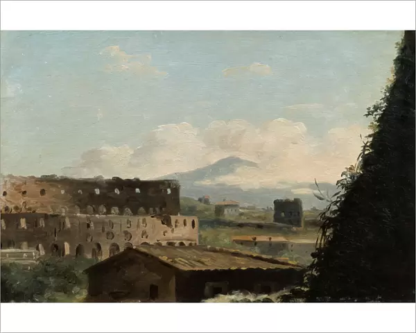 View of the Colosseum, Rome, late 18th  /  early 19th century. Artist: Pierre Henri de Valenciennes