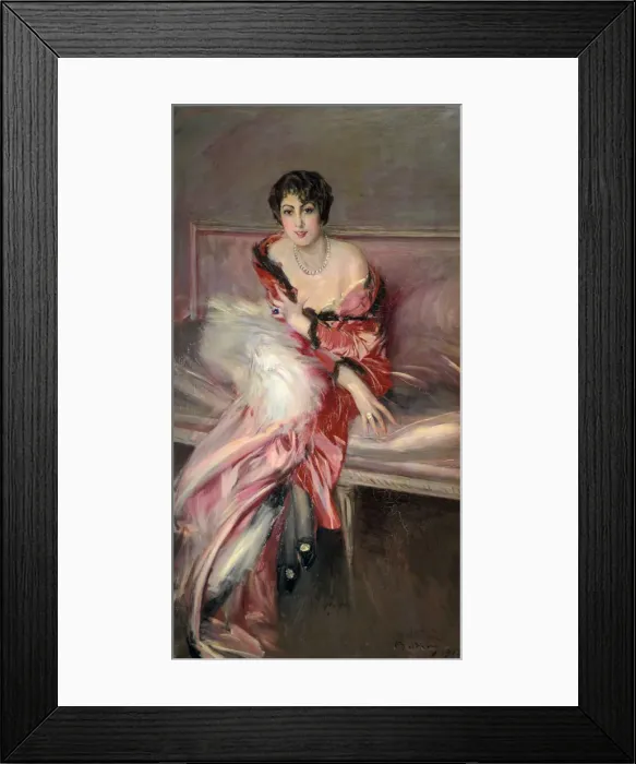 Framed Print : Madame Juillard In Red, 1912. Artist: Giovanni Boldini Framed Print : Madame Juillard In Red, 1912. Artist: Giovanni Boldini