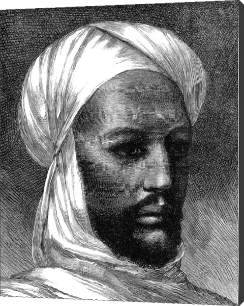The Mahdi, rebel against Egyptian rule in the Sudan, c1885