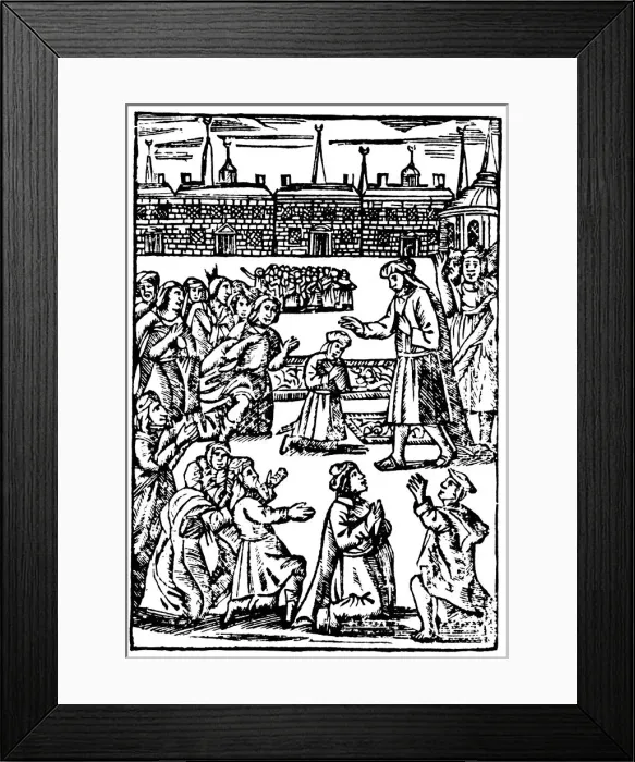 Framed Print : Shabbetai Zevi (1626-1676), Turkish-born Jew who claimed to be the Messiah Framed Print : Shabbetai Zevi (1626-1676), Turkish-born Jew who claimed to be the Messiah