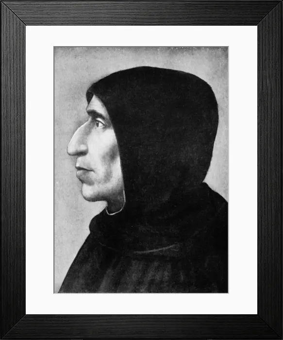 Framed Print : Girolamo Savonarola (1452-1498) Italian political and religious reformer Framed Print : Girolamo Savonarola (1452-1498) Italian political and religious reformer