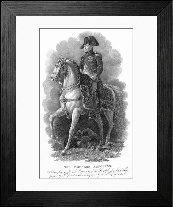 Framed Print : The Emperor Napoleon, 1805 (1813). Artist: J Godefroy Framed Print : The Emperor Napoleon, 1805 (1813). Artist: J Godefroy