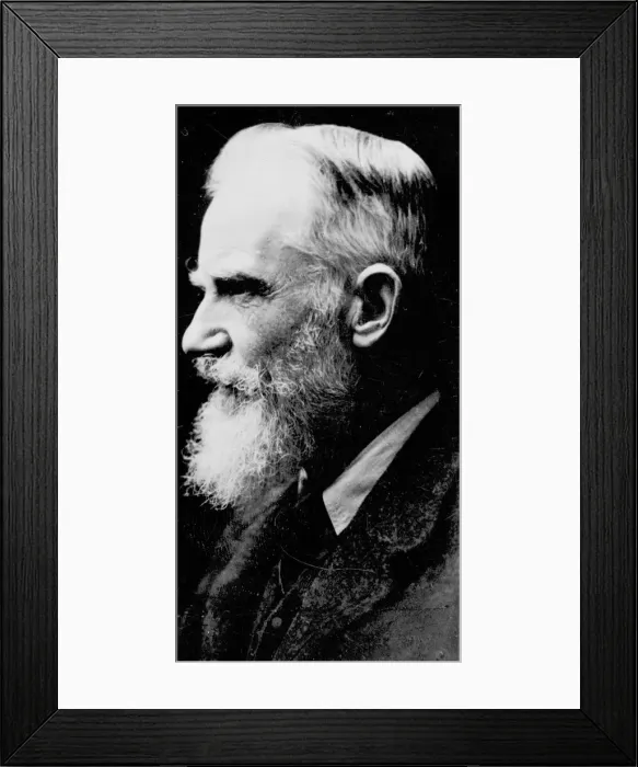 Framed Print : George Bernard Shaw (1856-1950) Irish dramatist, critic and Fabian, c1930 Framed Print : George Bernard Shaw (1856-1950) Irish dramatist, critic and Fabian, c1930