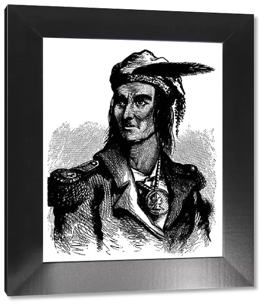 Tecumseh (c1768-1813), Native American chief of the Shawnees