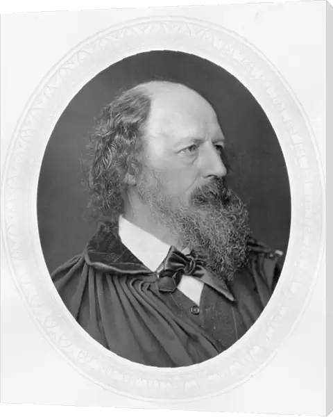 Alfred Tennyson, lst Baron Tennyson (1809-1893) English poet, c1880