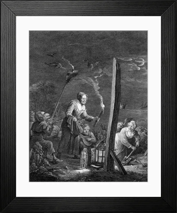 Framed Print : The Witches Sabbath Framed Print : The Witches Sabbath