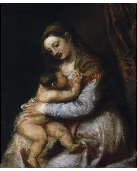 The Virgin and Child, c1570-1576. Artist: Titian