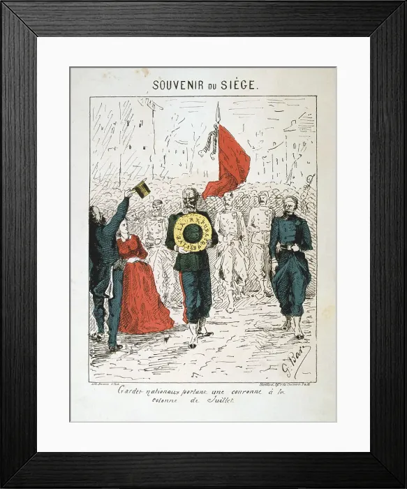 Framed Print : Siege of Paris, 1870-1871 Framed Print : Siege of Paris, 1870-1871