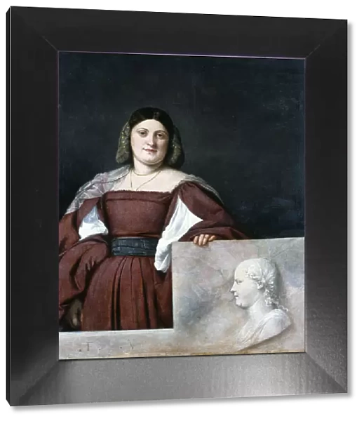 Portrait of a Lady, La Schiavona ( The Dalmatian Woman ), c1510-1512. Artist: Titian