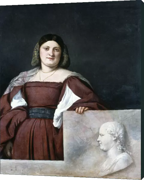 Portrait of a Lady, La Schiavona ( The Dalmatian Woman ), c1510-1512. Artist: Titian