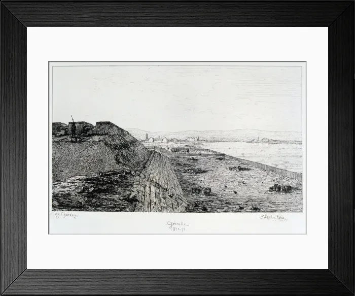Framed Print : Grenelle, Siege of Paris, 1870-1871. Artist: Paul Roux Framed Print : Grenelle, Siege of Paris, 1870-1871. Artist: Paul Roux