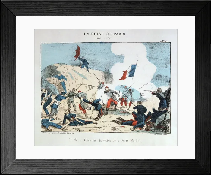 Framed Print : La Prise de Paris, 22 May 1871 Framed Print : La Prise de Paris, 22 May 1871