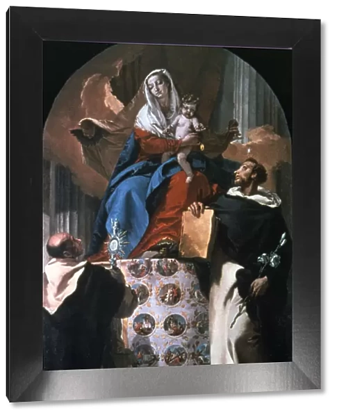 Virgin and Child with Saint Dominic and Saint Hyacinth, 1740-1750. Artist: Giovanni Battista Tiepolo