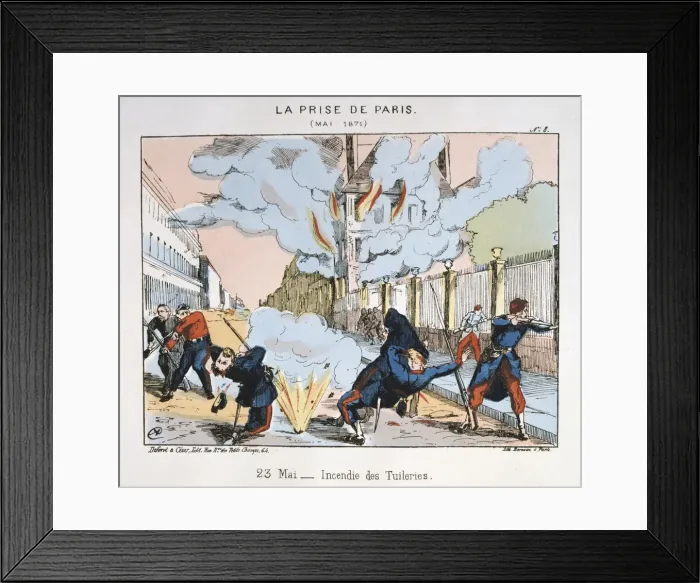 Framed Print : La Prise de Paris, 23 May 1871 Framed Print : La Prise de Paris, 23 May 1871