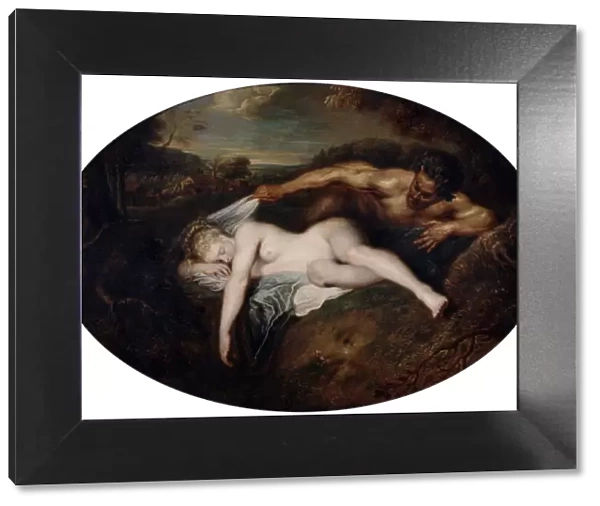 Nymph and Satyr, c1715. Artist: Jean-Antoine Watteau