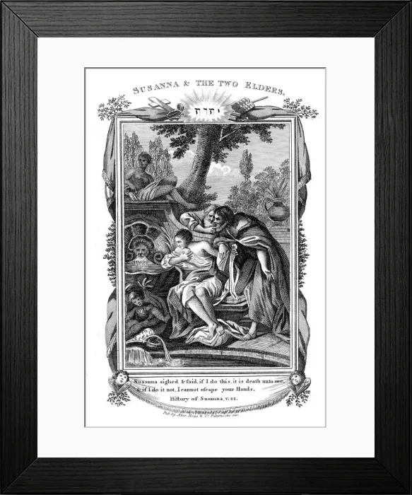 Framed Print : Susanna and the Two Elders, c1804 Framed Print : Susanna and the Two Elders, c1804