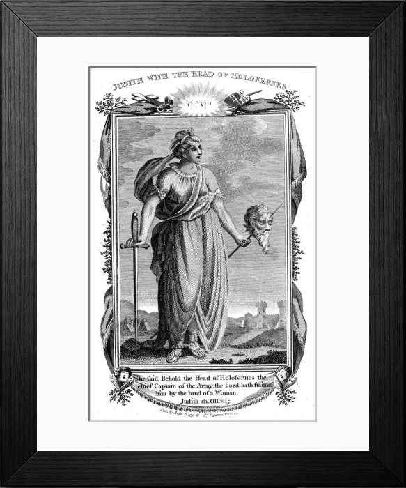 Framed Print : Judith with the Head of Holofernes, c1804 Framed Print : Judith with the Head of Holofernes, c1804