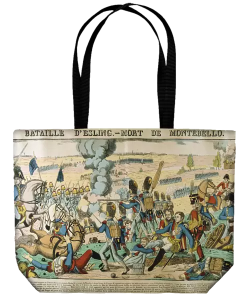 Battle of Essling - Death of Montebello, 21 May 1809, (c1835). Artist: Francois Georgin