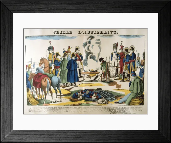 Framed Print : The eve of Austerlitz, 1 December 1805, (19th century) Framed Print : The eve of Austerlitz, 1 December 1805, (19th century)