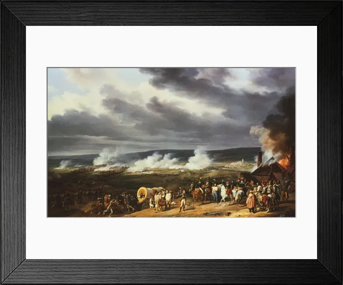 Framed Print : The Battle of Jemappes, 1792, (1821). Artist: Horace Vernet Framed Print : The Battle of Jemappes, 1792, (1821). Artist: Horace Vernet