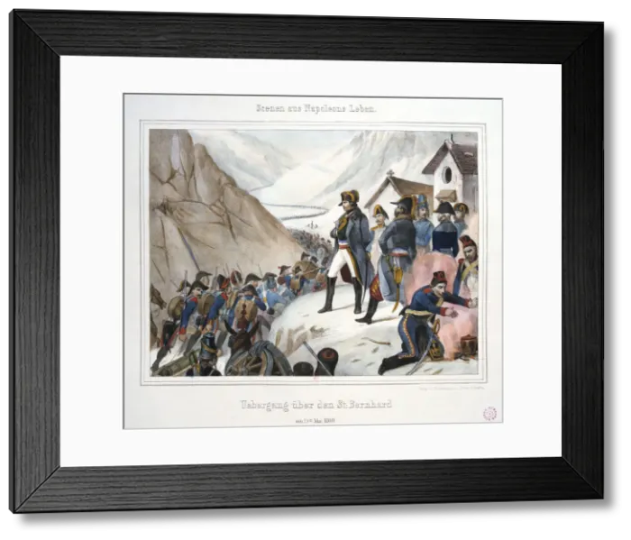 Framed Print : Crossing St Bernard, 15 May, 1800 Framed Print : Crossing St Bernard, 15 May, 1800