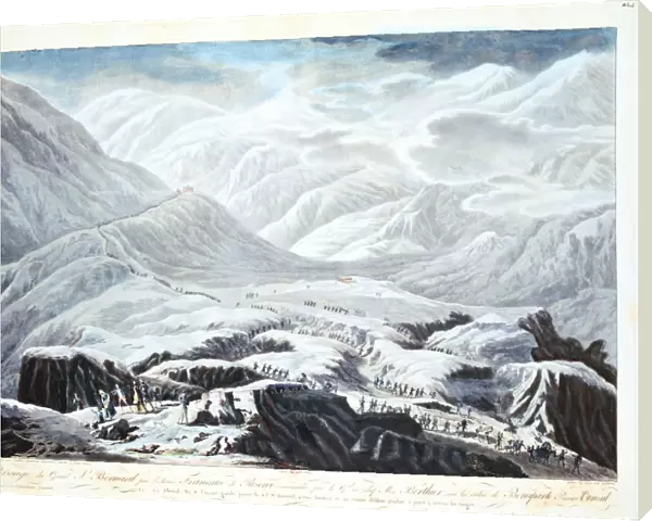 Crossing the Saint Bernard Pass, 1800