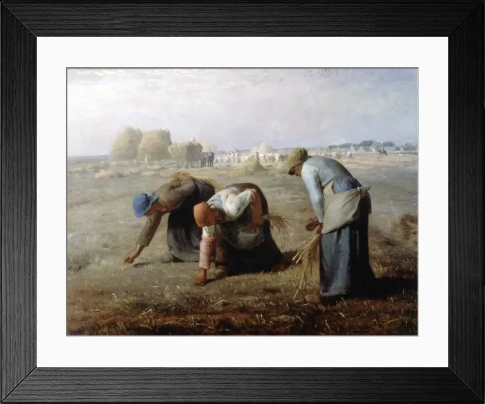 Framed Print : The Gleaners, 1857. Artist: Jean Francois Millet Framed Print : The Gleaners, 1857. Artist: Jean Francois Millet