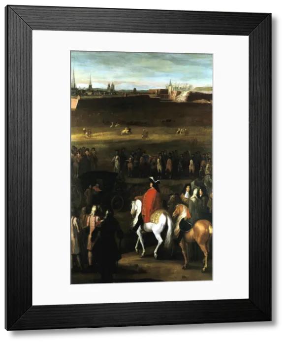 Framed Print : The Great Battles of Louis XIV: Reduction of the Citadel of Cambrai, 1677. Artist: Workshop of Adam Frans van der Meulen Framed Print : The Great Battles of Louis XIV: Reduction of the Citadel of Cambrai, 1677. Artist: Workshop of Adam Frans van der Meulen