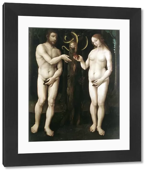 Adam and Eve ( The Temptation of Adam ), c1520. Artist: Master of Lucretia