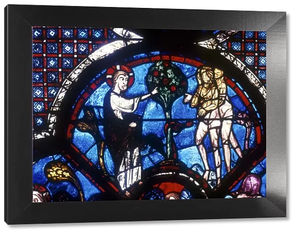 The Good Samaritan Window, Chartres Cathedral, France, 13th century