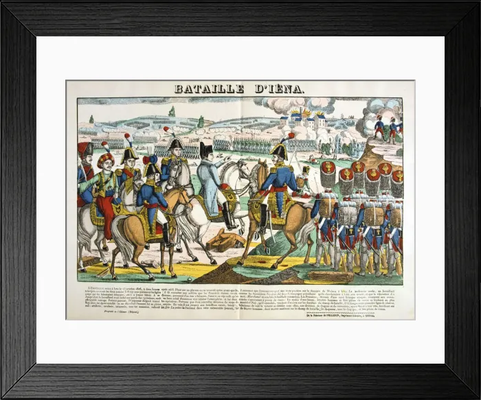 Framed Print : Battle of Jena, 14 October, 1806, (c1835) Framed Print : Battle of Jena, 14 October, 1806, (c1835)
